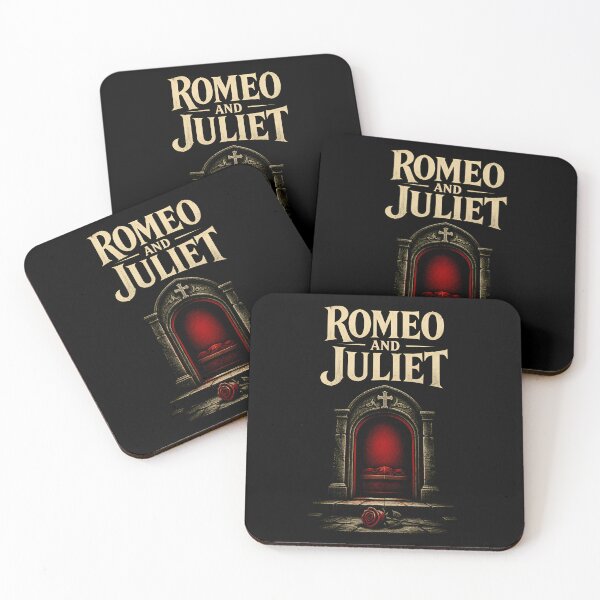 Item preview, Romeo and Juliet Tomb Tragedy Shakespeare Book Poster designed and sold by Fenay Designs.