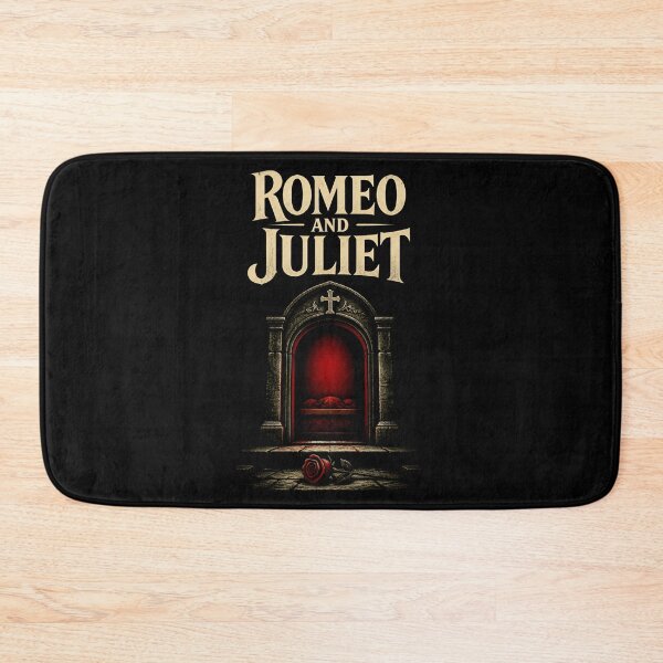 Item preview, Romeo and Juliet Tomb Tragedy Shakespeare Book Poster designed and sold by Fenay Designs.
