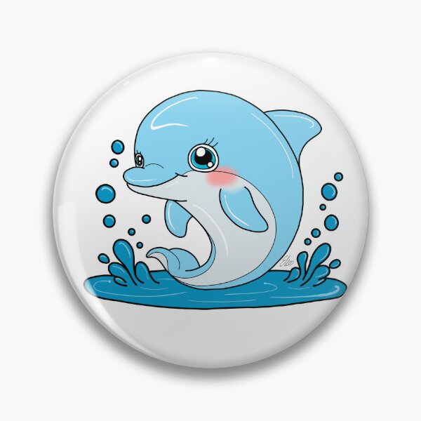 Item preview, Cartoon Dolphin designed and sold by Elliebellie33.
