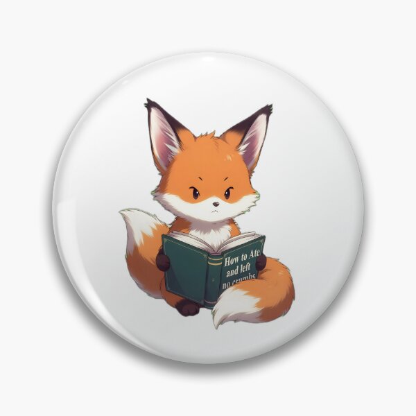 Item preview, Fox reading a book designed and sold by FreaksSociety.