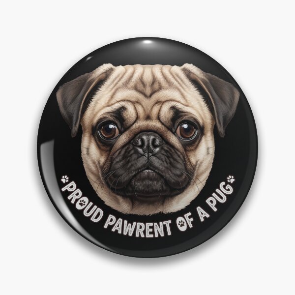 Item preview, Pug designed and sold by The Quiet Canvas By Jacky.