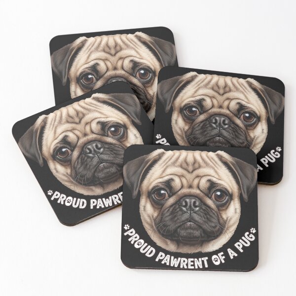 Item preview, Pug designed and sold by The Quiet Canvas By Jacky.