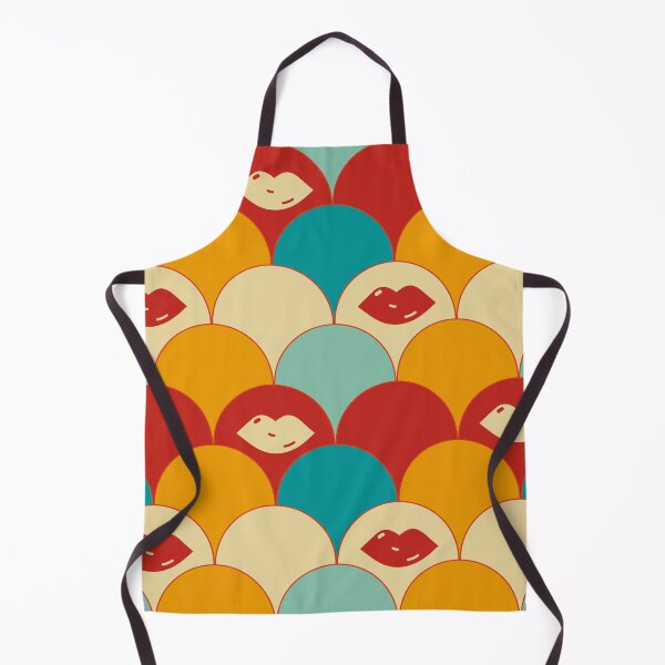 Item preview, Seventies arcade pattern in blue, beige, red and yellow designed and sold by StefanStudioArt.