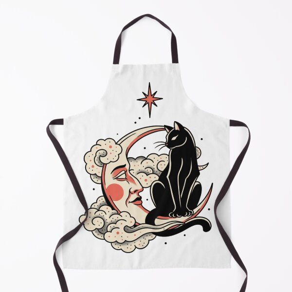 Item preview, Moon and cat of the tarot designed and sold by Mario-Mora-Art.