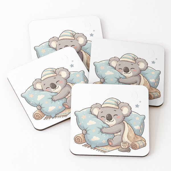 Item preview, Cute Sleeping Koala Cartoon designed and sold by MzulhilmiZam.