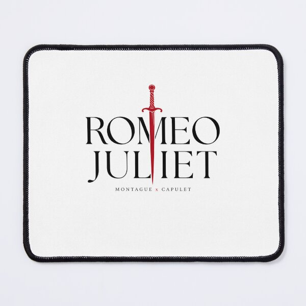 Item preview, Romeo and Juliet Montague Capulet Red Dagger Minimalist Art designed and sold by Fenay Designs.