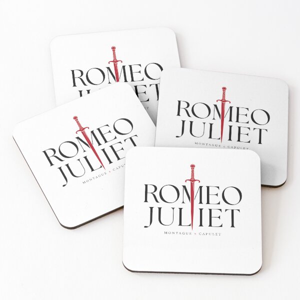 Item preview, Romeo and Juliet Montague Capulet Red Dagger Minimalist Art designed and sold by Fenay Designs.