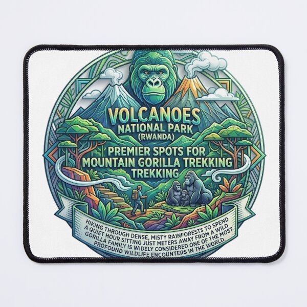 Item preview, VOLCANOES NATIONAL PARK RWANDA designed and sold by likbatonboot.