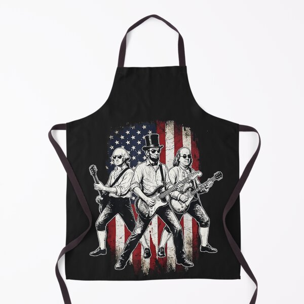 Item preview, Founding Fathers Rock Band American Patriot USA History Music Lover designed and sold by GrumpySableye.