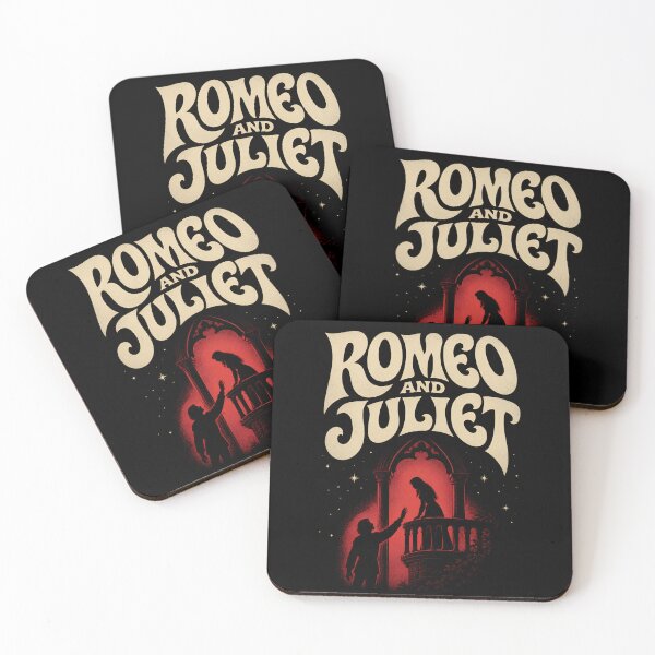 Item preview, Romeo and Juliet Retro 70s Balcony Scene Silhouette Art designed and sold by Fenay Designs.