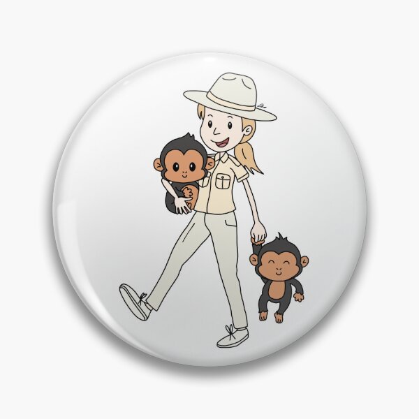 Item preview, Jane Goodall Cartoon designed and sold by Elliebellie33.