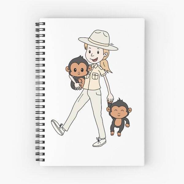 Item preview, Jane Goodall Cartoon designed and sold by Elliebellie33.