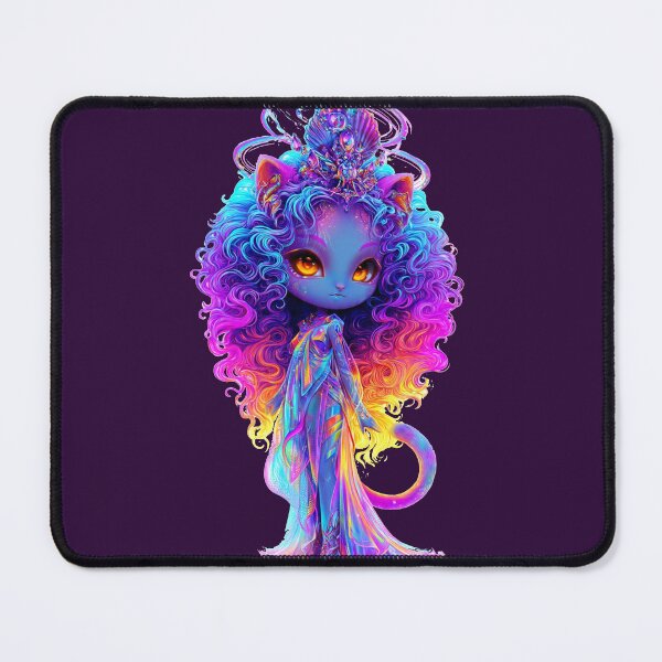 Item preview, Pastel Neon Princess High Fashion Cat Art designed and sold by ChaEmm_Studio.