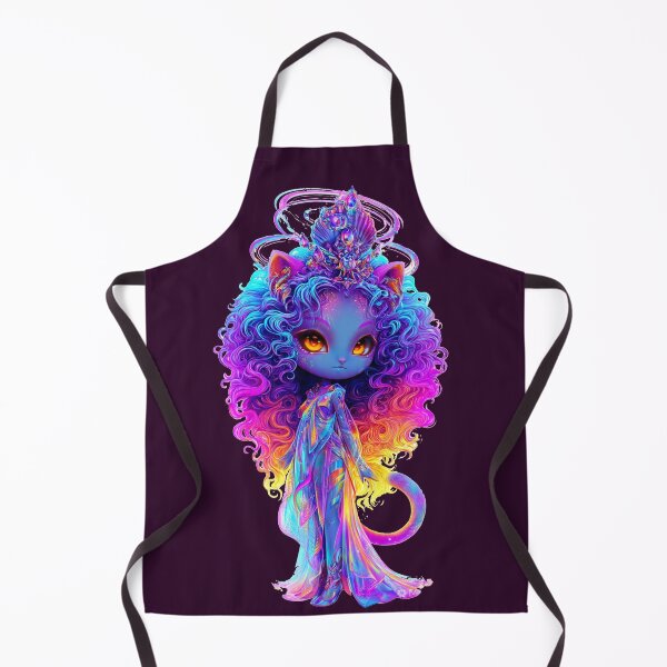 Item preview, Pastel Neon Princess High Fashion Cat Art designed and sold by ChaEmm_Studio.