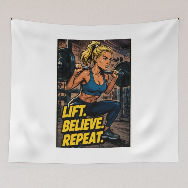 Item preview, LIFT BELIEVE REPEAT designed and sold by SilentRep.