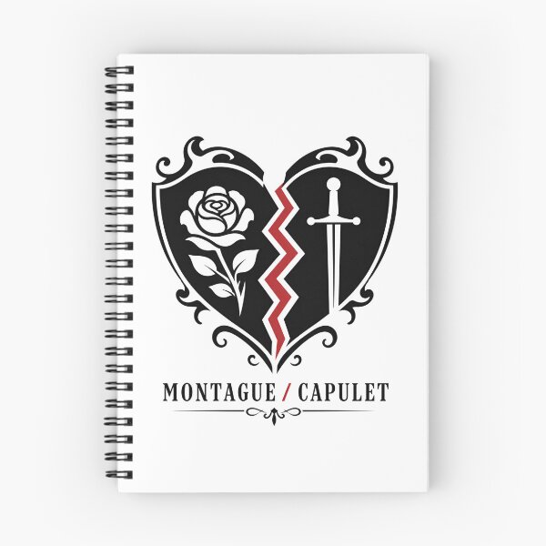 Item preview, Romeo and Juliet Montague Capulet Broken Heart Crest Art designed and sold by Fenay Designs.