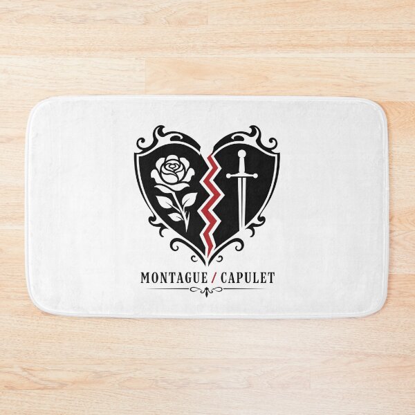 Item preview, Romeo and Juliet Montague Capulet Broken Heart Crest Art designed and sold by Fenay Designs.