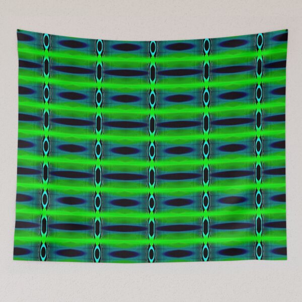 Item preview, Abstract Pattern "Green and black" designed and sold by Gluecknika.