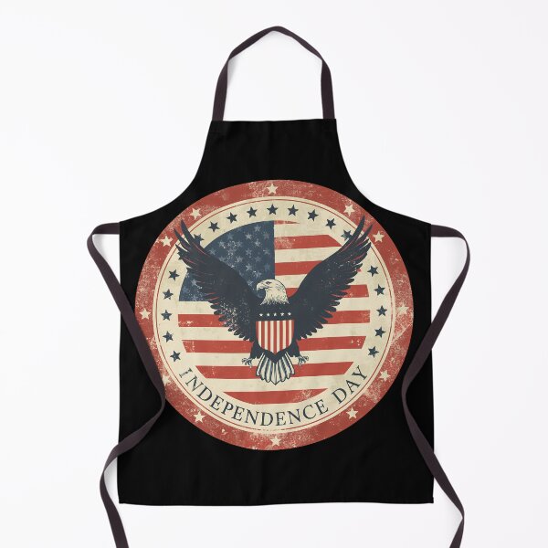 Item preview, Vintage Independence Day Bald Eagle Patriotic American Flag designed and sold by QuirkyCloud Designs.