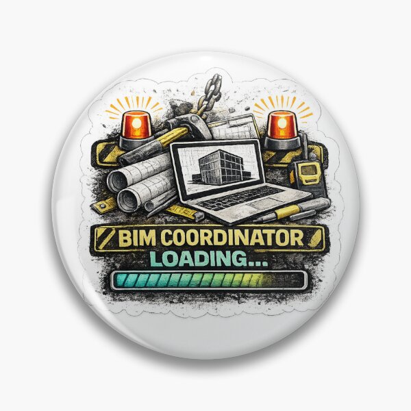 Item preview, BIM Coordinator Loading Funny Construction Management Design designed and sold by Arch4Design.
