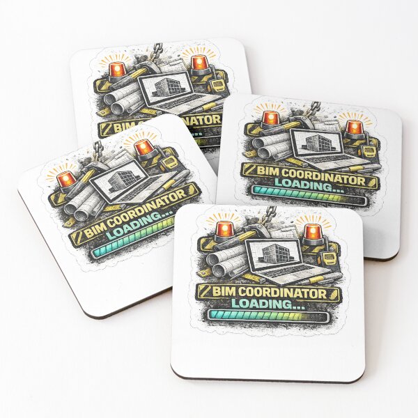 Item preview, BIM Coordinator Loading Funny Construction Management Design designed and sold by Arch4Design.