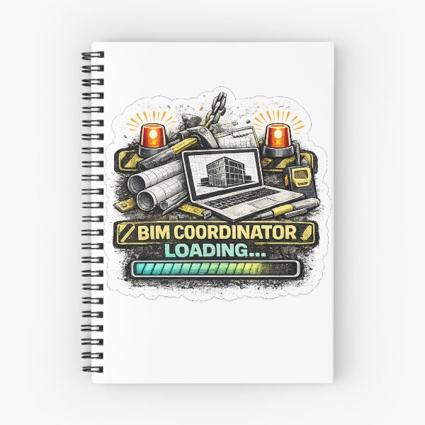 Item preview, BIM Coordinator Loading Funny Construction Management Design designed and sold by Arch4Design.