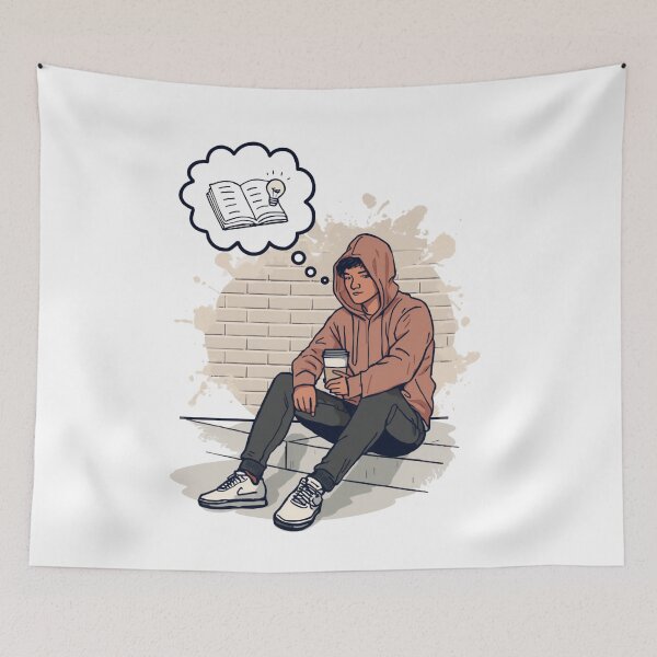 Item preview, The Coffee Philosopher Urban Streetwear Art designed and sold by aminomen.