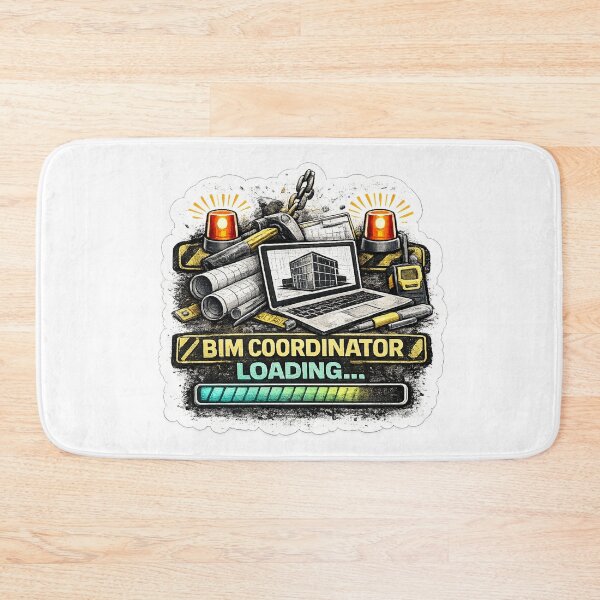 Item preview, BIM Coordinator Loading Funny Construction Management Design designed and sold by Arch4Design.