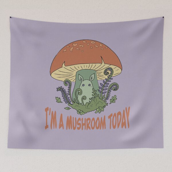 Item preview, I'm A Mushroom Today Funny Introvert Meme designed and sold by LeshanArt.