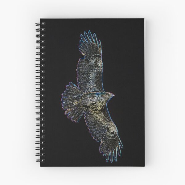 Item preview, Neon Buzzard Soaring Through Darkness designed and sold by tonivainio.