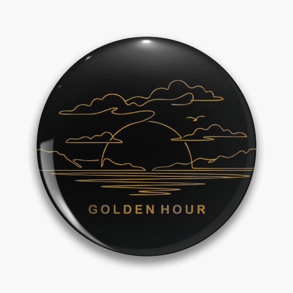 Item preview, Minimalist Golden Hour Sunset Line Art T-Shirt designed and sold by DarojadNR.
