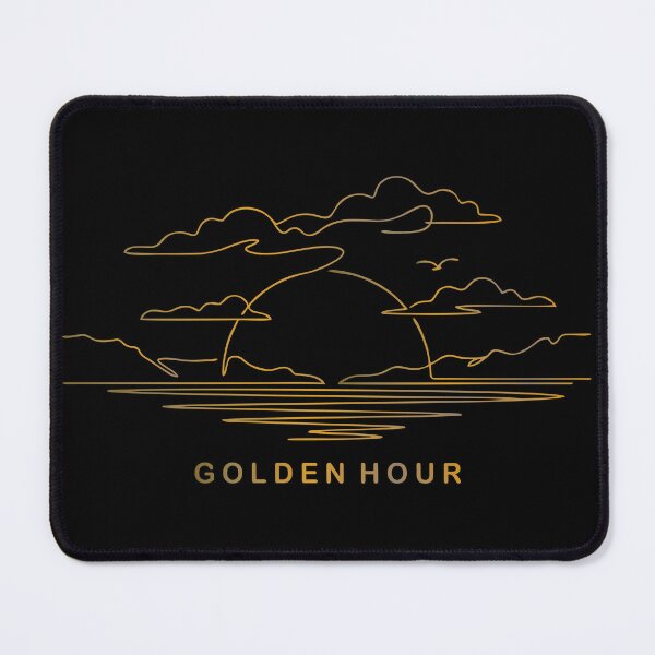Item preview, Minimalist Golden Hour Sunset Line Art T-Shirt designed and sold by DarojadNR.
