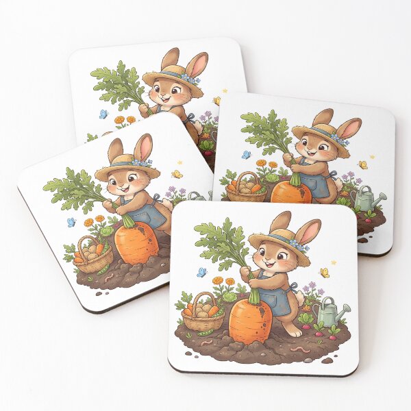 Item preview, Bunny Harvesting Giant Carrot designed and sold by MzulhilmiZam.