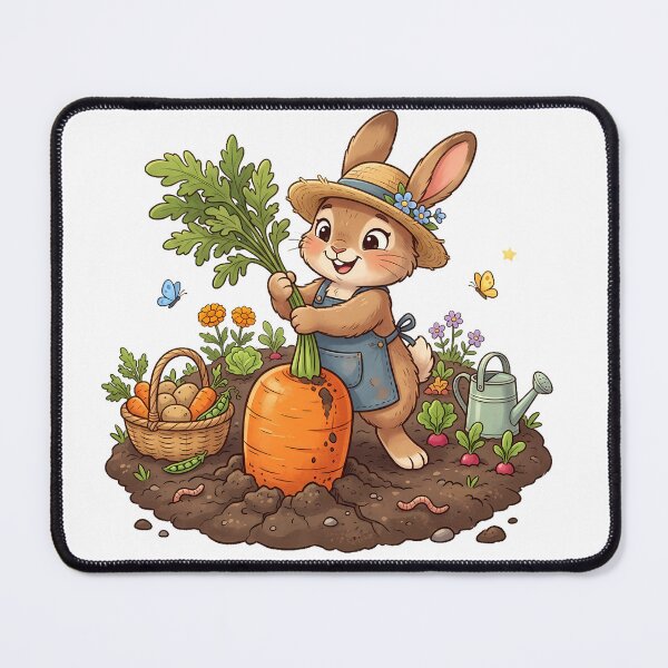 Item preview, Bunny Harvesting Giant Carrot designed and sold by MzulhilmiZam.
