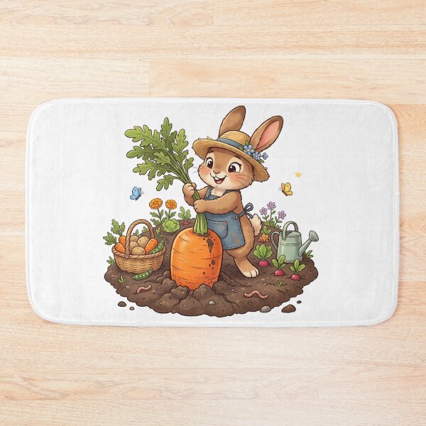 Item preview, Bunny Harvesting Giant Carrot designed and sold by MzulhilmiZam.