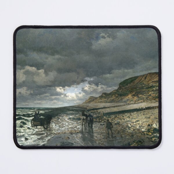Item preview, Stormy Seacoast With Cart at Low Tide designed and sold by artofuniverse.