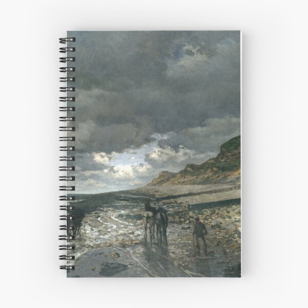 Item preview, Stormy Seacoast With Cart at Low Tide designed and sold by artofuniverse.