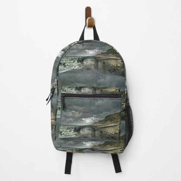 Item preview, Stormy Seacoast With Cart at Low Tide designed and sold by artofuniverse.