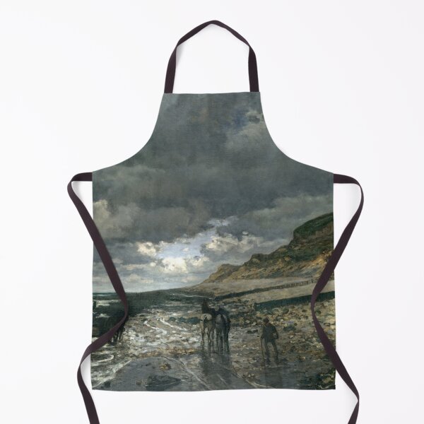 Item preview, Stormy Seacoast With Cart at Low Tide designed and sold by artofuniverse.
