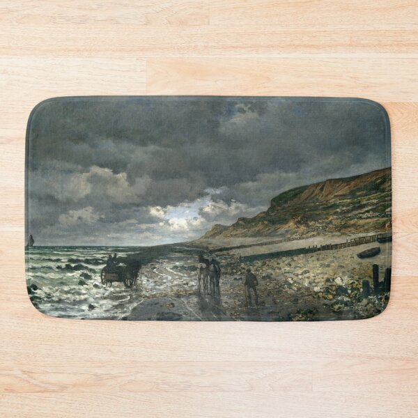 Item preview, Stormy Seacoast With Cart at Low Tide designed and sold by artofuniverse.
