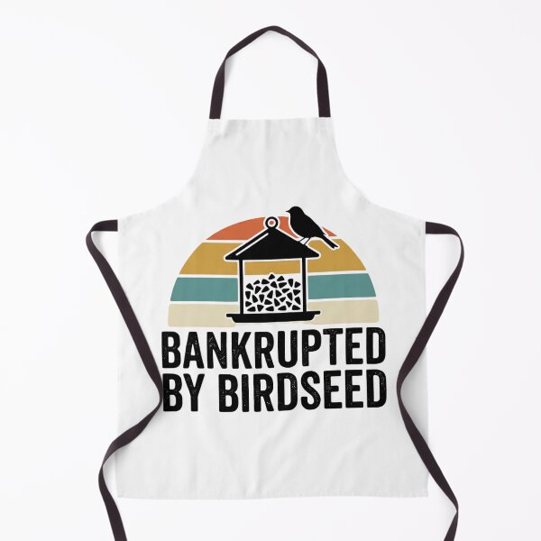 Item preview, Bankrupted By Birdseed, Funny Bird Lover T-Shirt, Pet Bird Owner Gift, Bird Feeding Humor Tee, Parakeet Budgie Lover, Vintage Birdwatching designed and sold by THREE LITTLE BEANS.