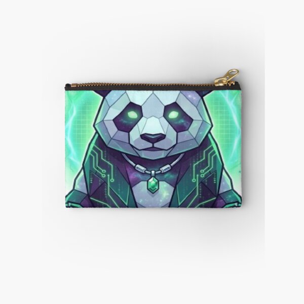 Item preview, Cybernetic Panda Geometric Illustration designed and sold by DailySparks.