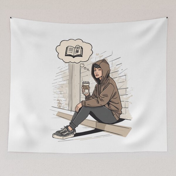 Item preview, Chill Coffee Philosopher Urban Streetwear designed and sold by aminomen.