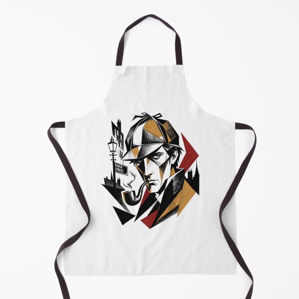 Item preview, Sherlock Holmes Abstract Geometric Cubism Street Art Portrait designed and sold by Fenay Designs.
