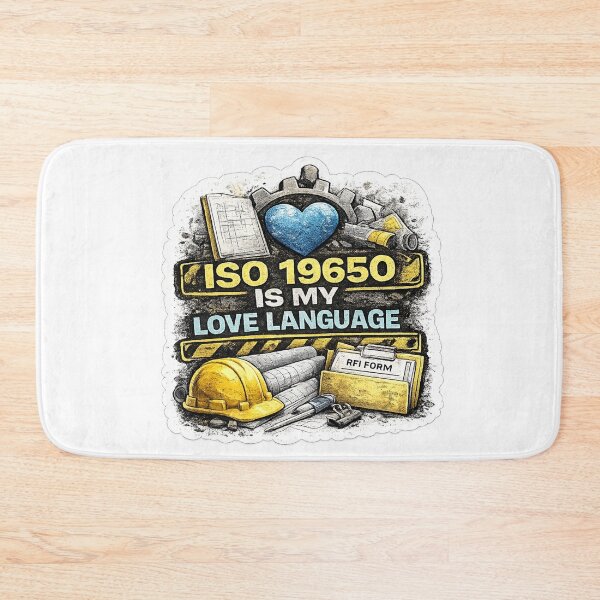 Item preview, ISO 19650 Is My Love Language Funny BIM Manager Design designed and sold by Arch4Design.