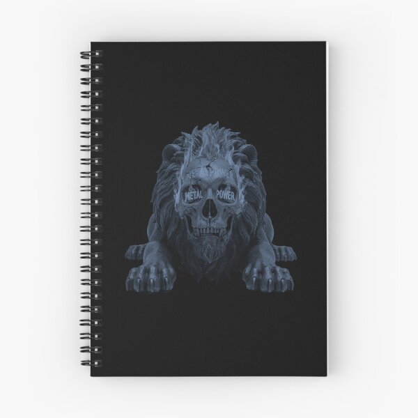Item preview, Metalpower - flaming lion with skull Heavymetal designed and sold by Segasprojects.
