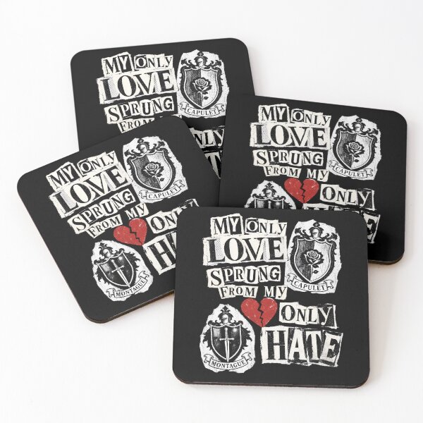 Item preview, Romeo and Juliet My Only Love Sprung From My Only Hate Collage designed and sold by Fenay Designs.