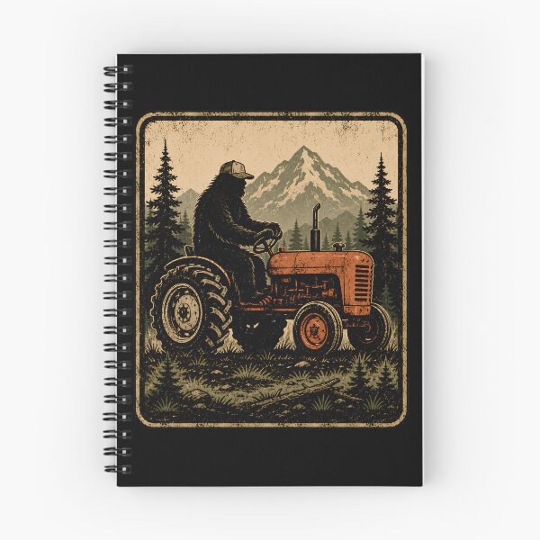 Item preview, Tractor Farmer Mountain Country Life designed and sold by THREE LITTLE BEANS.