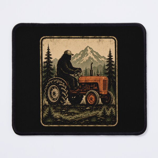 Item preview, Tractor Farmer Mountain Country Life designed and sold by THREE LITTLE BEANS.