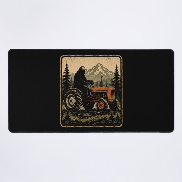 Item preview, Tractor Farmer Mountain Country Life designed and sold by THREE LITTLE BEANS.